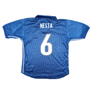 Italy 1998-99 Home Shirt (XL) (Excellent) (Nesta 6)_1