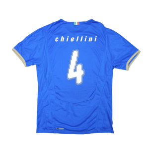 Italy 2008-09 Home Shirt (XL) (Excellent) (Chiellini 4)_1