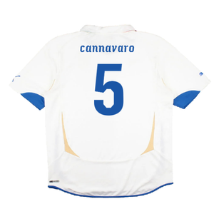 Italy 2010-12 Away Shirt (M) (Fair) (Cannavaro 5)_1