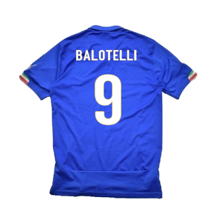 Italy 2014-16 Home Shirt (XL) (Excellent) (Balotelli 9)_1