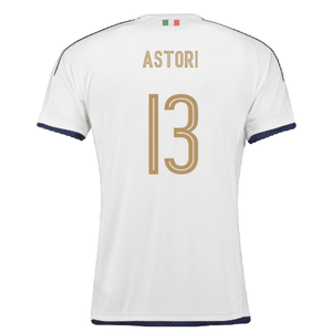 Italy 2016-17 Away Shirt (M) (Excellent) (Astori 13)_1