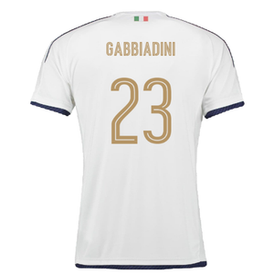 Italy 2016-17 Away Shirt (L) (Very Good) (Gabbiadini 23)_1