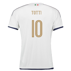 Italy 2016-17 Away Shirt (L) (Very Good) (Totti 10)_1