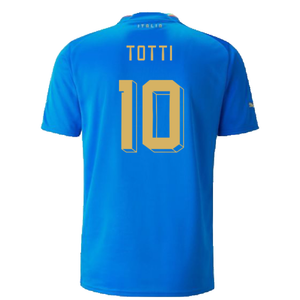 Italy 2022-23 Home Shirt (2XL) (Very Good) (TOTTI 10)_1