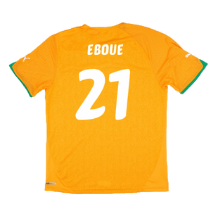 Ivory Coast 2010-11 Home Shirt (Very Good) (EBOUE 21)_1