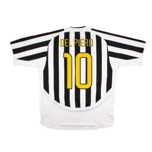 Juventus 2003/2004 Home Shirt (Excellent) (Del Piero 10)_1