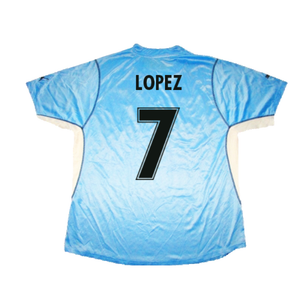 Lazio 2001-02 Home Shirt (Very Good) (Lopez 7)_1