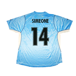 Lazio 2001-02 Home Shirt (Very Good) (Simeone 14)_1