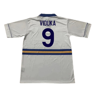 Leeds United 1993-95 Home Shirt (L) (Excellent) (VIDUKA 9)_1