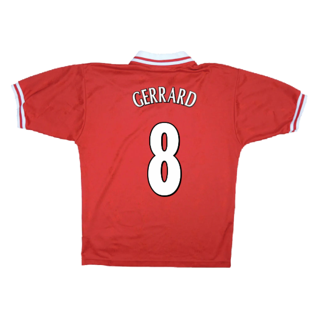 Liverpool 1996-98 Home Shirt (L) (Very Good) (GERRARD 8)_1