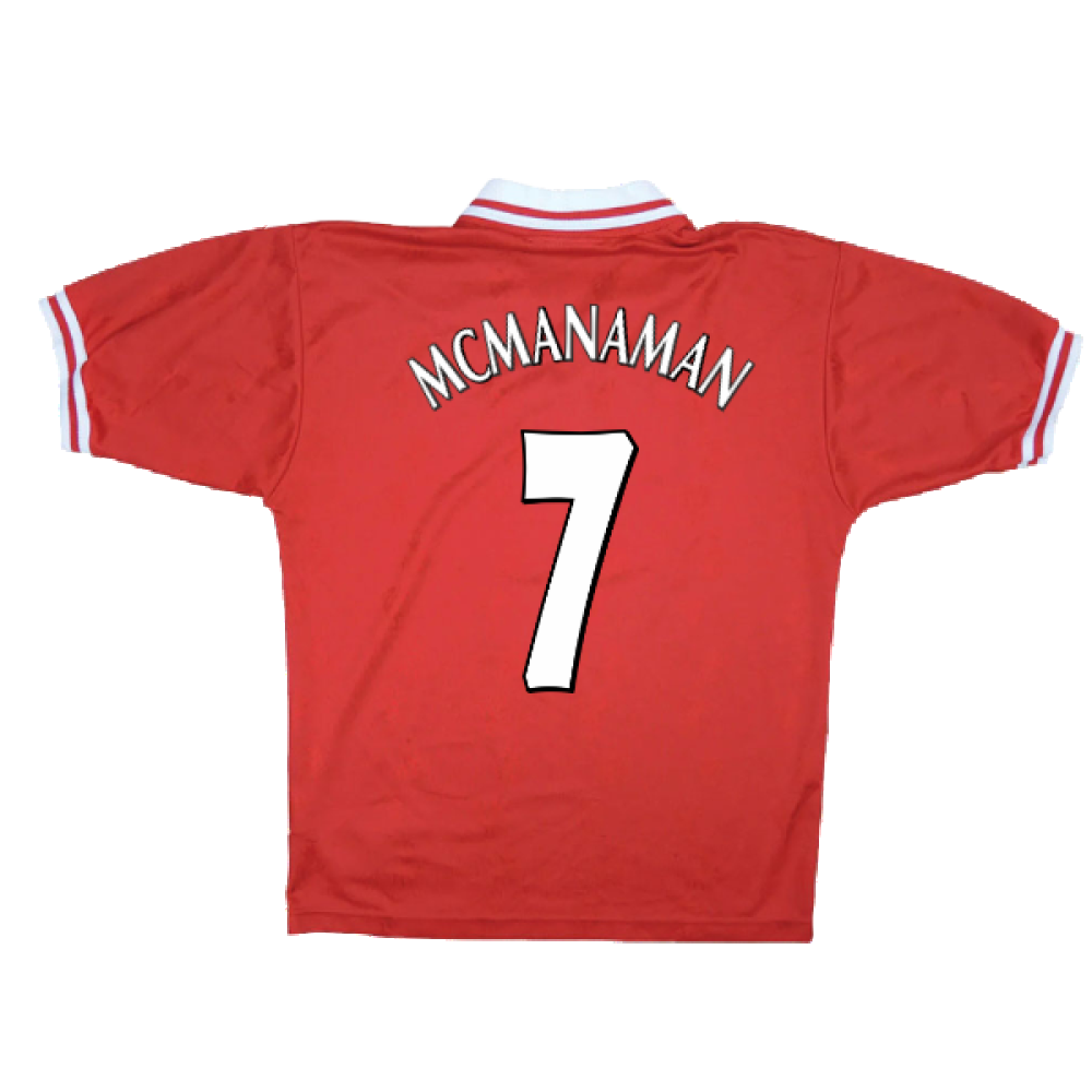 Liverpool 1996-98 Home Shirt (XL) Riedle #13 (Excellent) (MCMANAMAN 7)_1