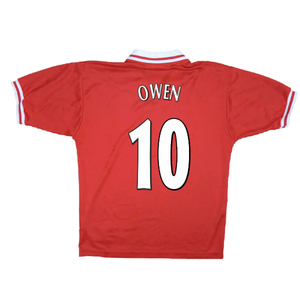 Liverpool 1996-98 Home Shirt (S) (Excellent) (OWEN 10)_1