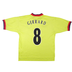 Liverpool 1997-98 Away Shirt (XXL) (GERRARD 8) (Excellent)_1