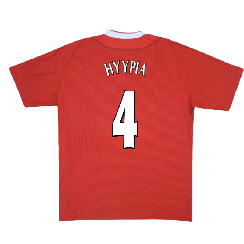 Liverpool 2002-04 Home Shirt Hyppia #4 S