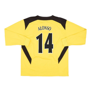 Liverpool 2004-05 Long Sleeve Away Shirt (M) (Fair) (ALONSO 14)_1