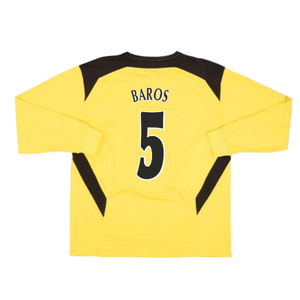 Liverpool 2004-05 Long Sleeve Away Shirt (M) (Fair) (Baros 5)_1