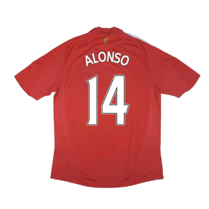 Liverpool 2008-10 Home Shirt (XXL) (Excellent) (Alonso 14)_1