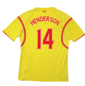 Liverpool 2014-15 Away Shirt (Very Good) (HENDERSON 14)_1