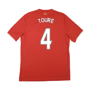 Liverpool 2015-16 Home Shirt (Very Good) (Toure 4)_1