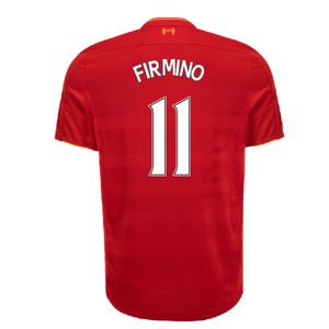 Liverpool 2016-17 Home Shirt (Excellent) (Firmino 11)_1