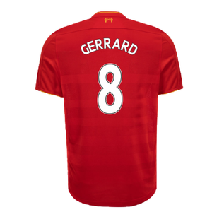 Liverpool 2016-17 Home Shirt (L) (Excellent) (Gerrard 8)_1