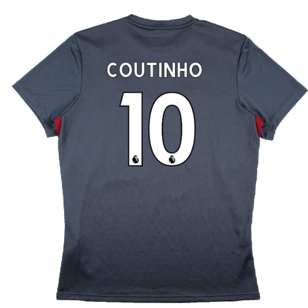 Liverpool 2017-18 New Balance Training Shirt (L) (Coutinho 10) (Excellent)_1