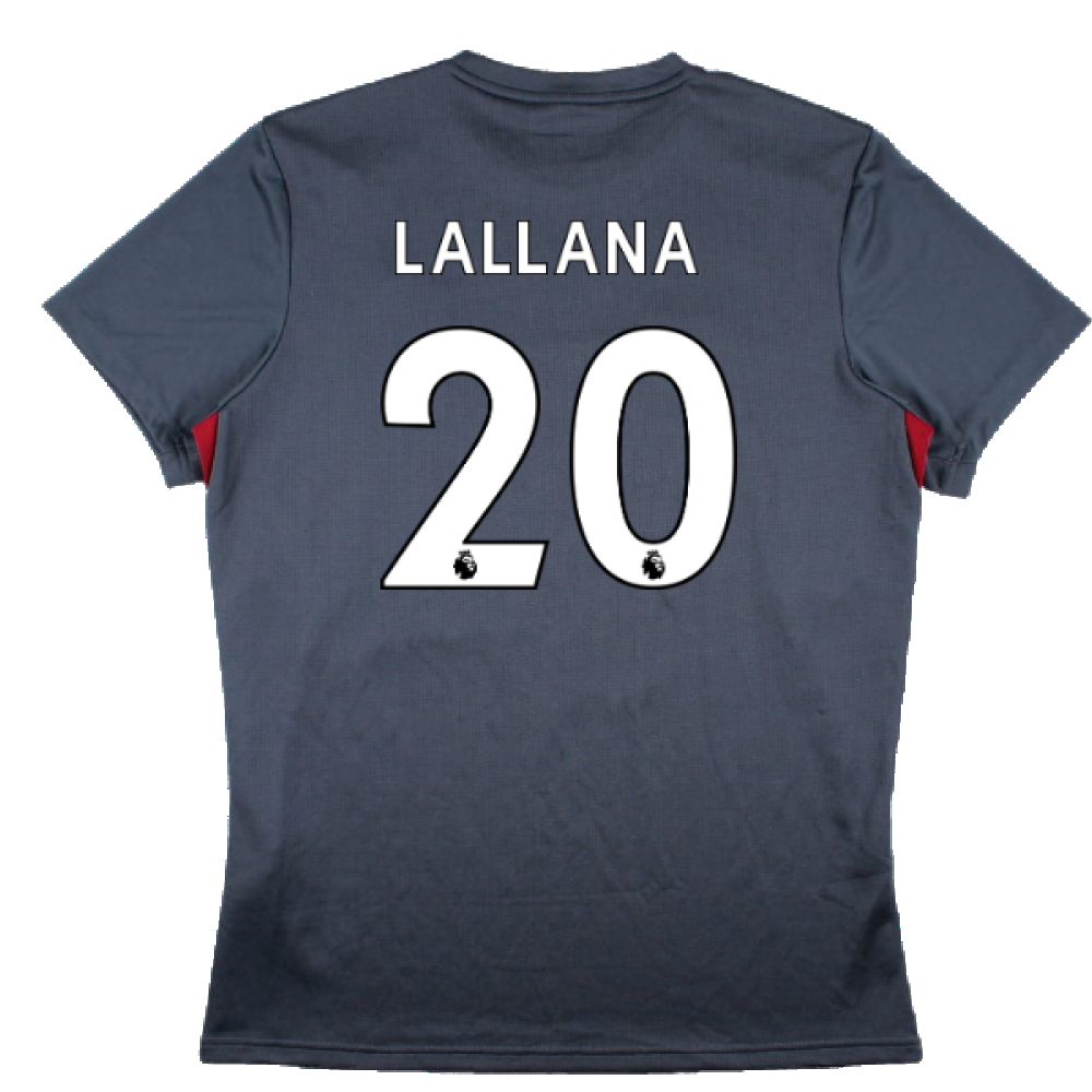 Liverpool 2017-18 New Balance Training Shirt (L) (Lallana 20) (Excellent)_1