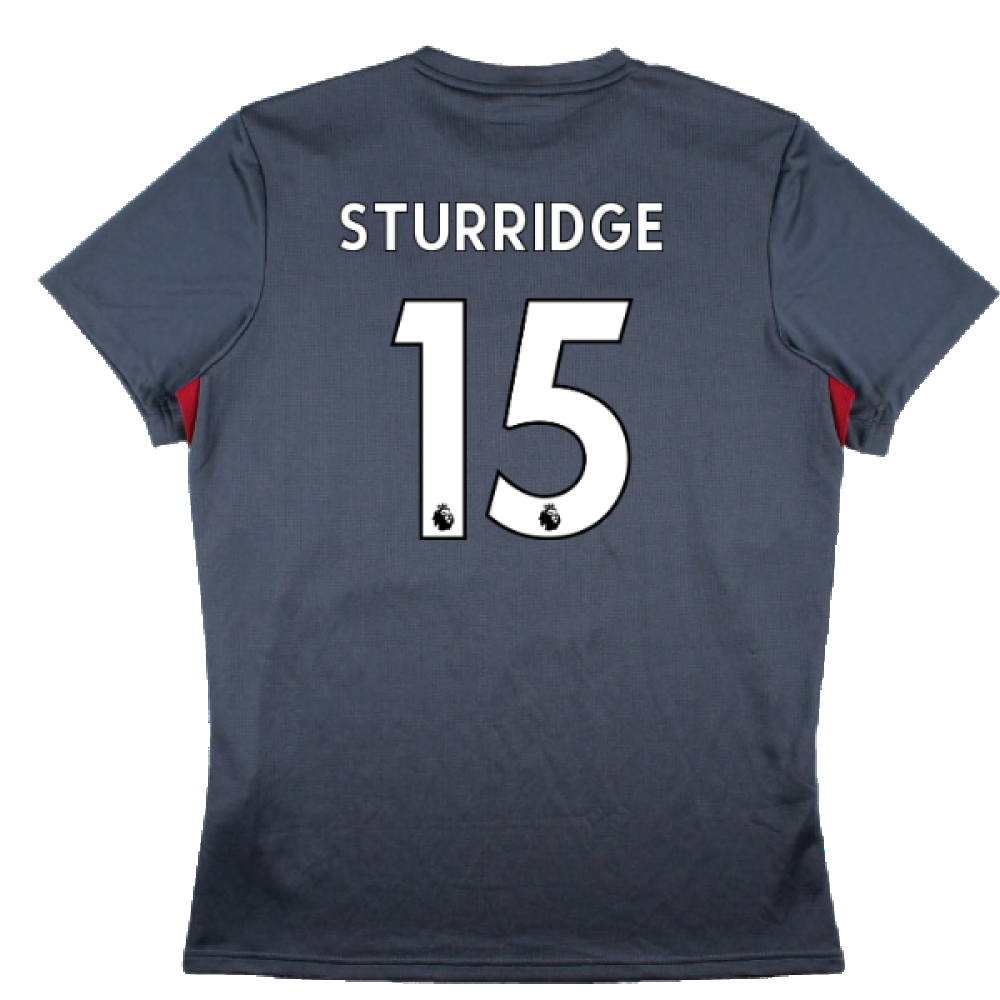 Liverpool 2017-18 New Balance Training Shirt (L) (Sturridge 15) (Excellent)_1