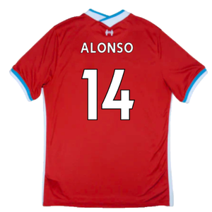 Liverpool 2020-21 Home Shirt (Excellent) (ALONSO 14)_1