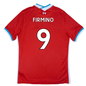 Liverpool 2020-21 Home Shirt (S) (Mint) (FIRMINO 9)_1