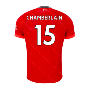 Liverpool 2021-2022 Vapor Home Shirt (Excellent) (CHAMBERLAIN 15)_1