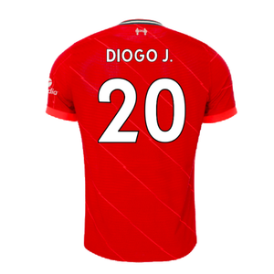 Liverpool 2021-2022 Vapor Home Shirt (Excellent) (DIOGO J. 20)_1