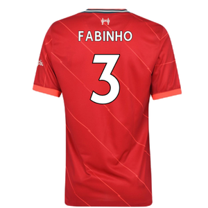 Liverpool 2021-22 Home Shirt (L) (Very Good) (FABINHO 3)_1