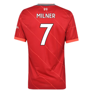 Liverpool 2021-22 Home Shirt (L)  (MILNER 7) (Excellent)_1