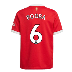 Man Utd 2021-2022 Home Shirt (Kids) (POGBA 6)_2