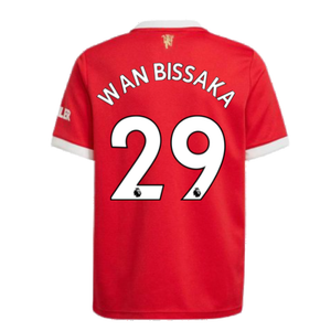 Man Utd 2021-2022 Home Shirt (Kids) (WAN BISSAKA 29)_2