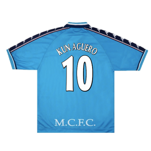 Manchester City 1997-99 Home Shirt (XL) (Excellent) (KUN AGUERO 10)_1