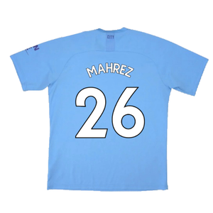 Manchester City 2019-20 Home Shirt (Excellent) (Mahrez 26)_1