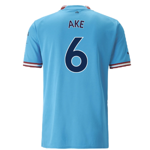 Manchester City 2022-23 Home Shirt (M) (Excellent) (Ake 6)_1