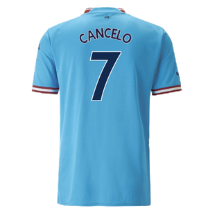 Manchester City 2022-23 Home Shirt (M) (Excellent) (Cancelo 7)_1