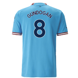 Manchester City 2022-23 Home Shirt (M) (Excellent) (Gundogan 8)_1