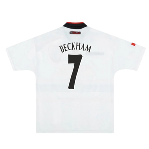 Manchester United 1997-98 Away Shirt (Very Good) (Beckham 7)_1