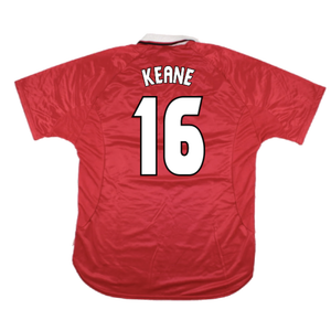 Manchester United 1997-99 European Home Shirt (XL) (Excellent) (Keane 16)_1