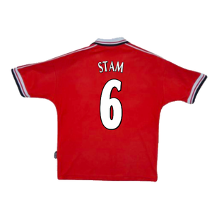 Manchester United 1998-2000 Home (M) (Very Good) (Stam 6)_1