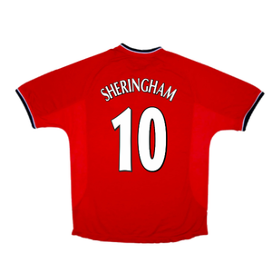 Manchester United 2000-02 Home Shirt (Youths) (Good) (Sheringham 10)_1