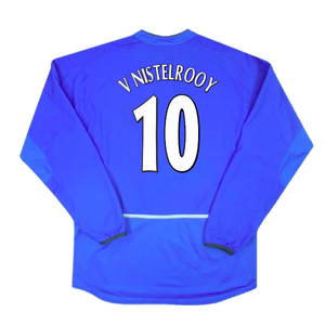 Manchester United 2002-03 Long Sleeve Third Shirt (Excellent) (V Nistelrooy 10)_1