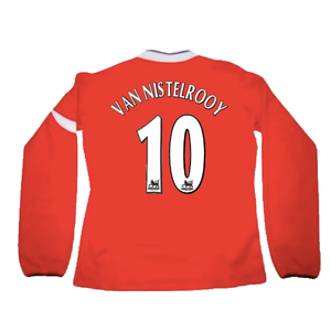 Manchester United 2004-06 Home L/S Shirt (XL) (Very Good) (Van Nistelrooy 10)_1