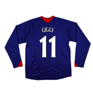 Manchester United 2005-06 Long Sleeve Away Shirt (M) (Excellent) (GIGGS 11)_1