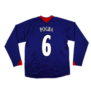 Manchester United 2005-06 Long Sleeve Away Shirt (M) (Excellent) (POGBA 6)_1