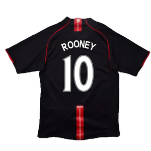 Manchester United 2007-09 Away Shirt (XXL) (Very Good) (Rooney 10)_1